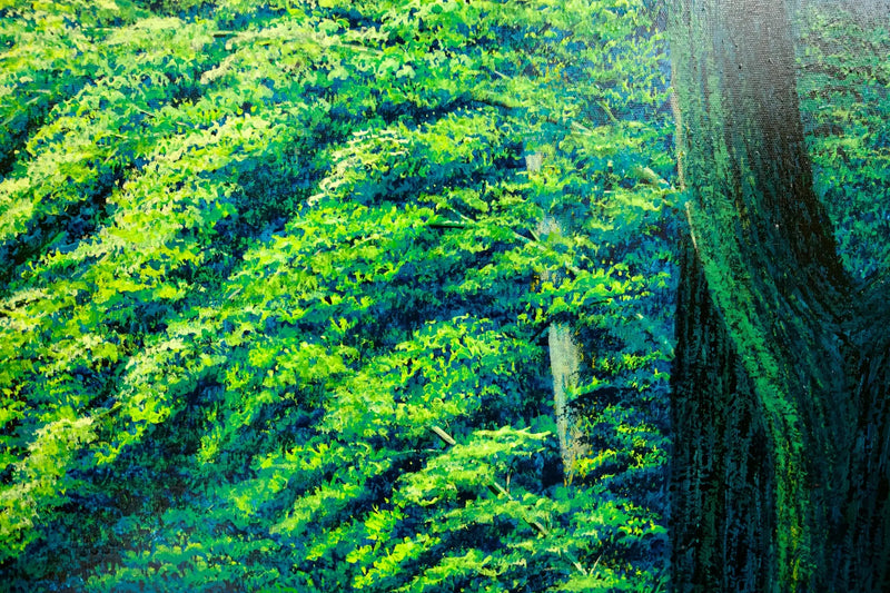 Sti i den Grønne Skogen  | 130 x 190 cm