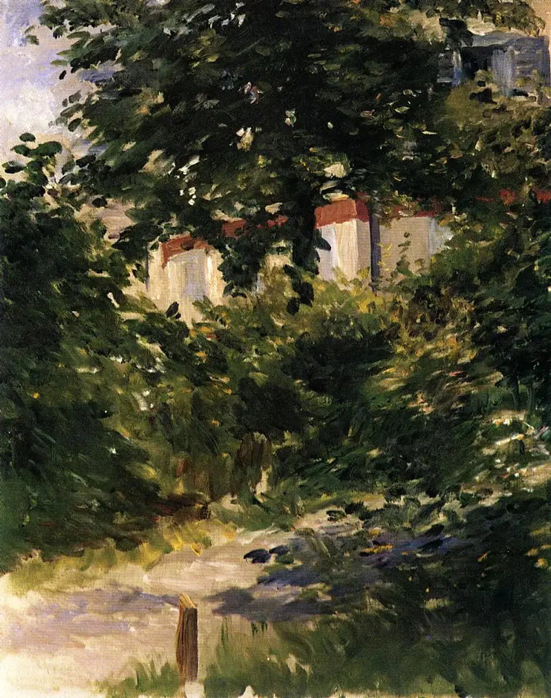 Hagegang i Rueil - Édouard Manet