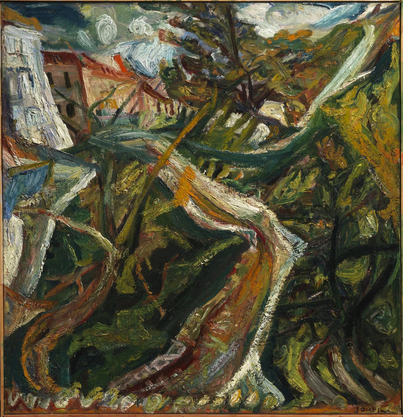 Stien til Fontaine des Tins i Céret - Chaim Soutine
