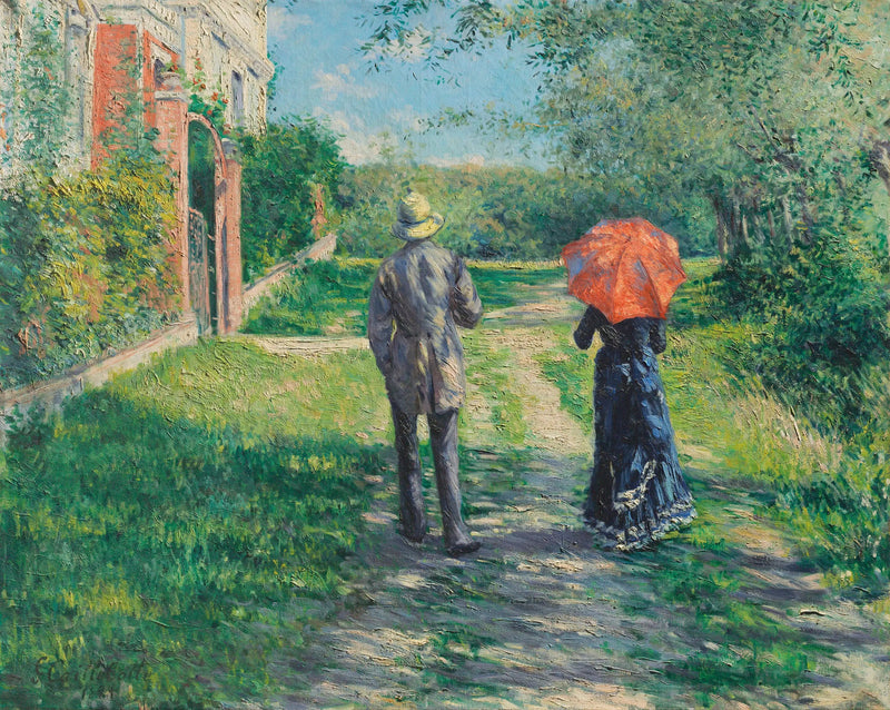 Oppoverbakke - Gustave Caillebotte