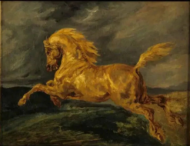 Hest i galopp - Théodore Géricault
