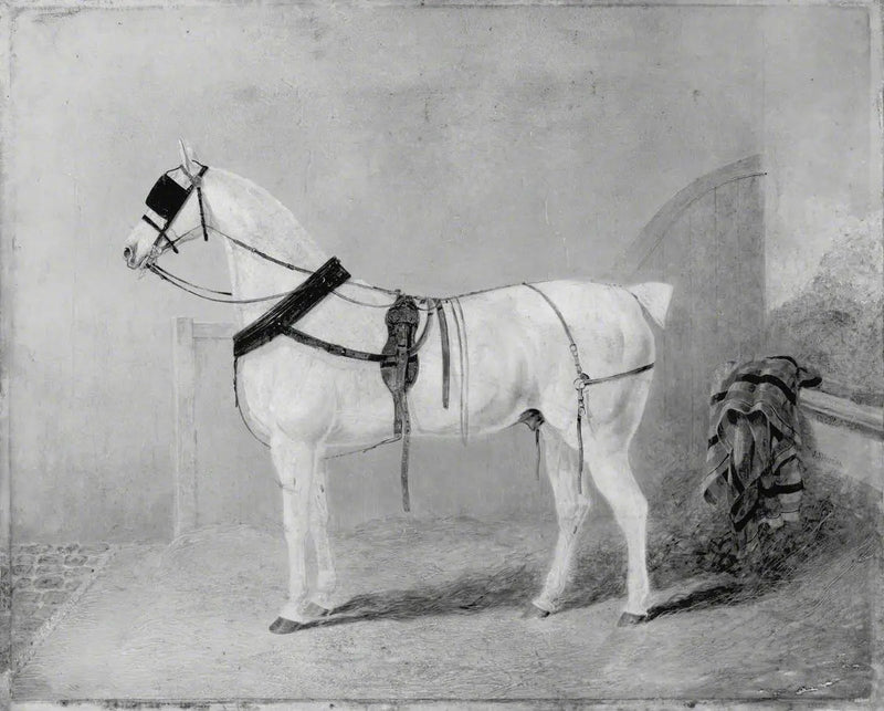 Kjørehest i en stald - John Frederick Herring, Sr.

Source:
Cheval de calèche dans une écurie - John Frederick Herring, Sr.