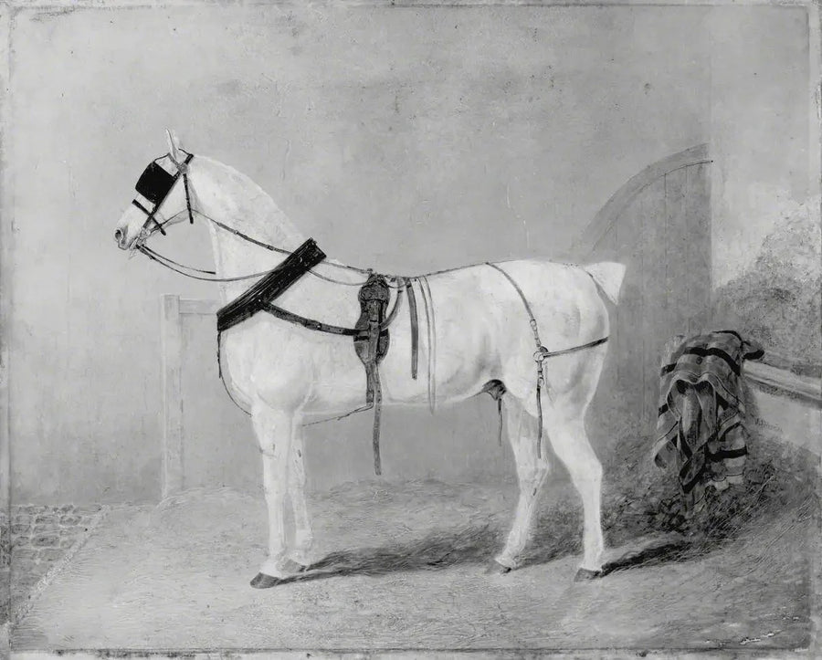 Kjørehest i en stald - John Frederick Herring, Sr.

Source:
Cheval de calèche dans une écurie - John Frederick Herring, Sr.