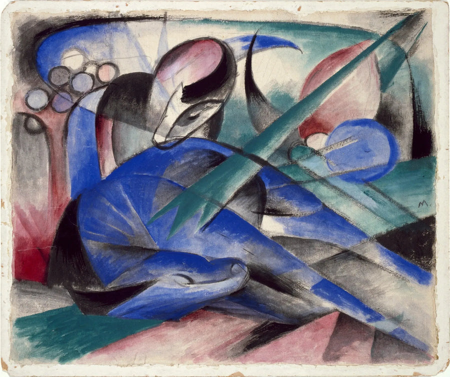 Drømmehest - Franz Marc