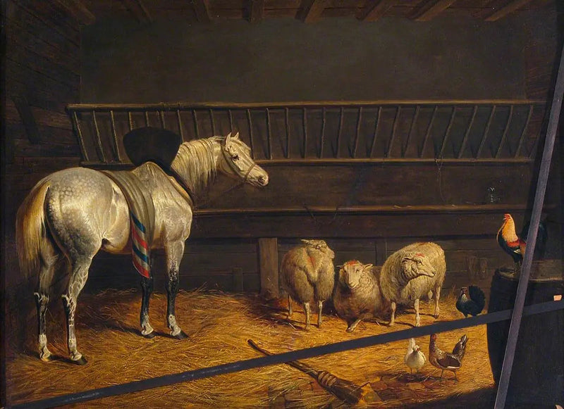 Grå hest i en stald - John Frederick Herring, Sr.

Source:
Cheval gris dans une écurie - John Frederick Herring, Sr.
