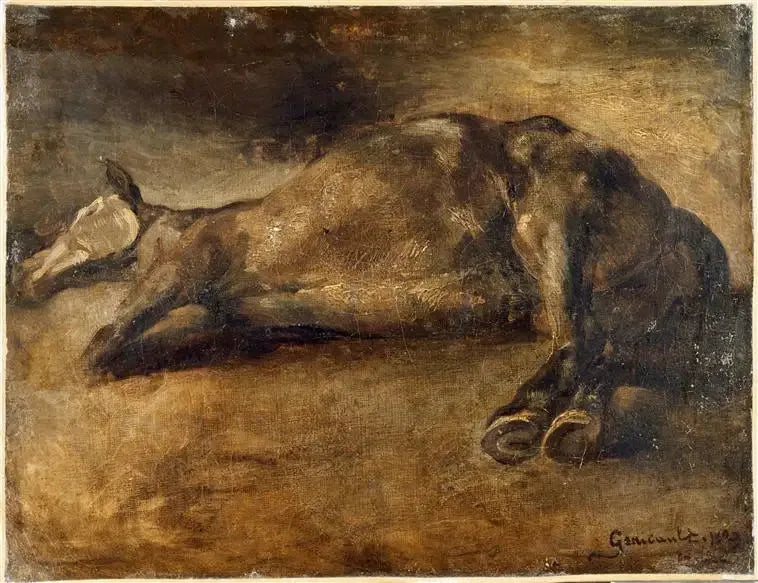 Død hest - Théodore Géricault