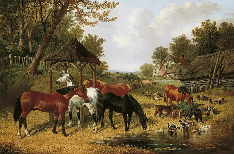 Hester ved bredden av en gårdsdam - John Frederick Herring, Sr.

Source:
Chevaux au bord d'un étang de ferme - John Frederick Herring, Sr.