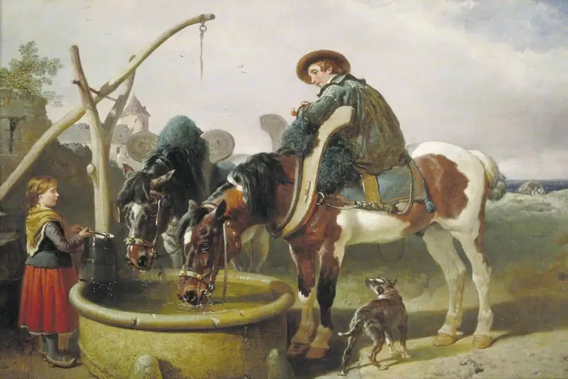 Hester ved brønnen og Henry Bright (1814–1873) - John Frederick Herring, Sr.

Source:
Chevaux au puits et Henry Bright (1814–1873) - John Frederick Herring, Sr.