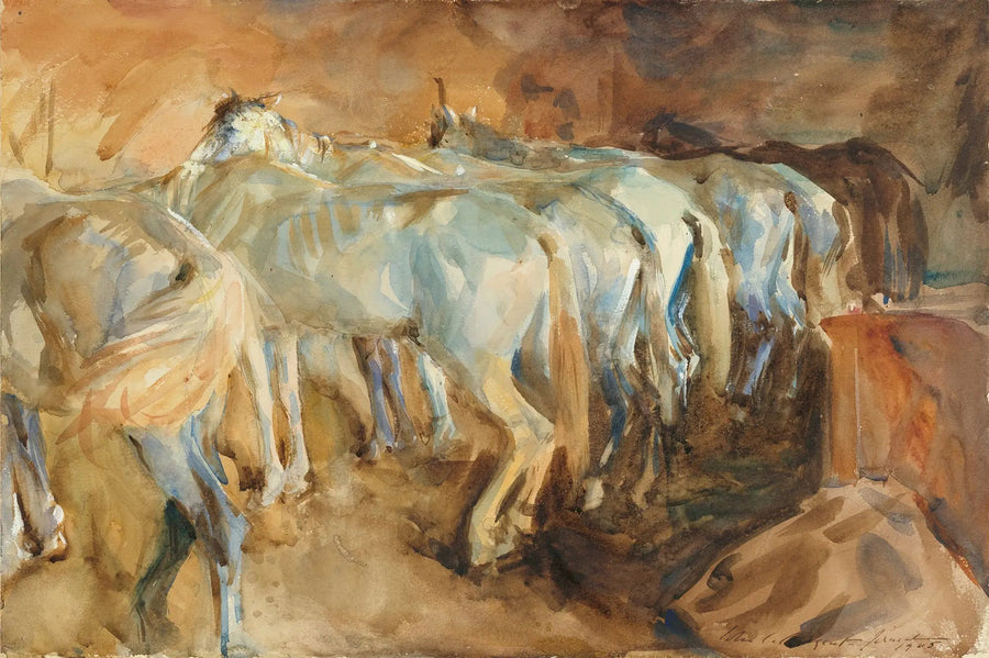 Buss hester i Jerusalem - John Singer Sargent
