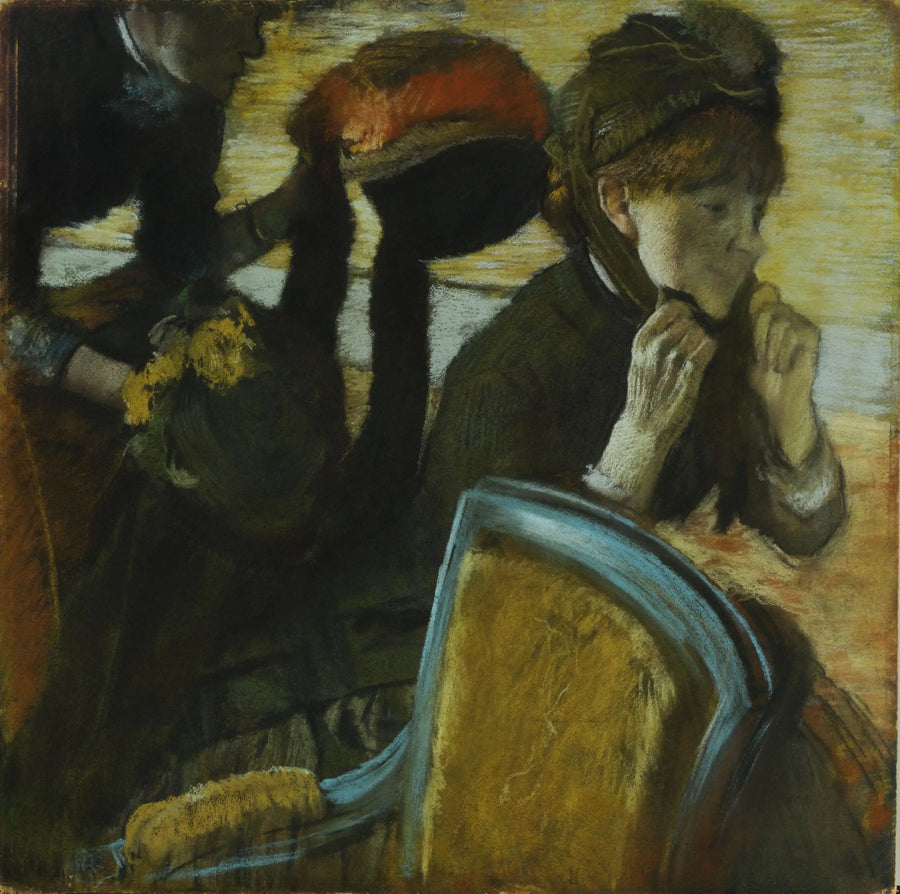 Hos modisten - Edgar Degas