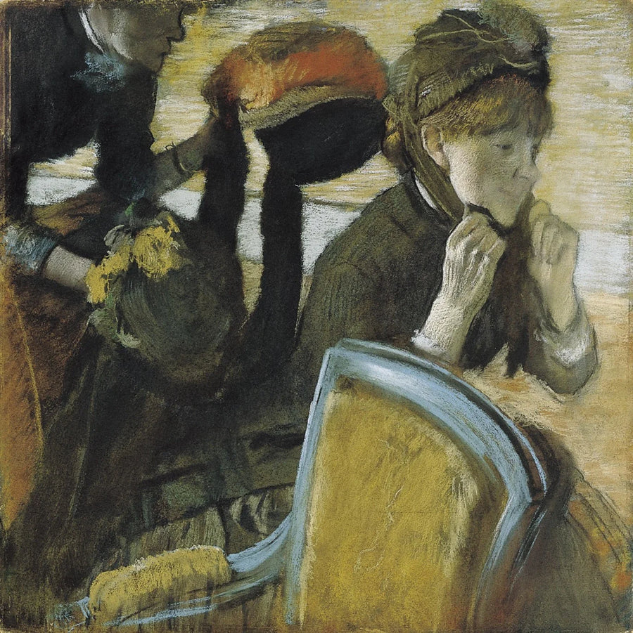 Hos modisten - Edgar Degas
