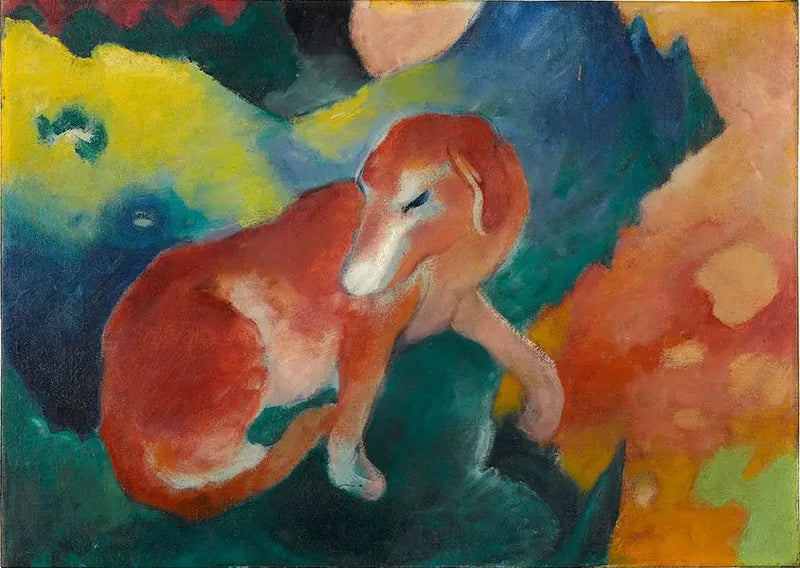rød hund - Franz Marc