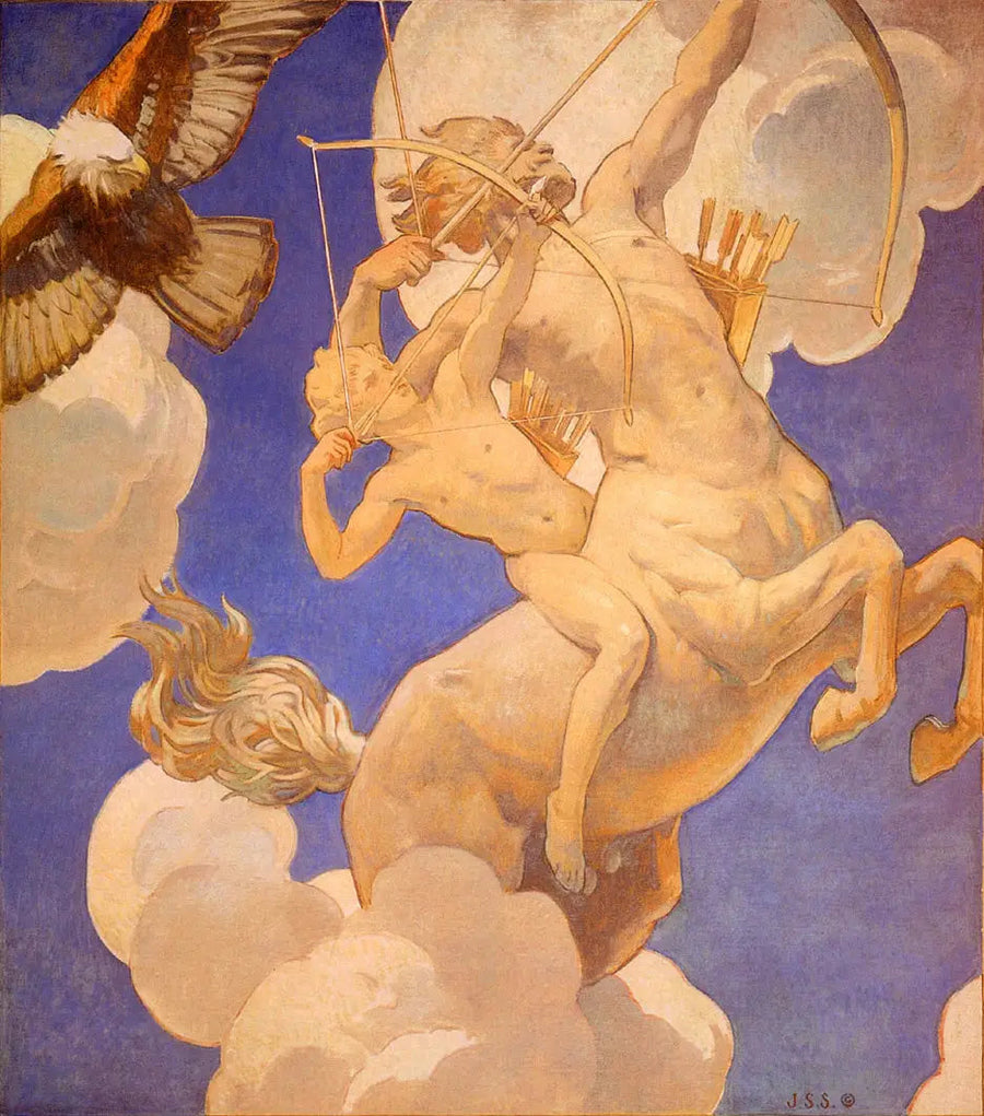 Chiron og Achille - John Singer Sargent