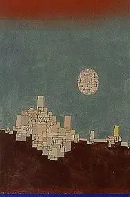 Paul Klee reproduksjon av oljemaleri
