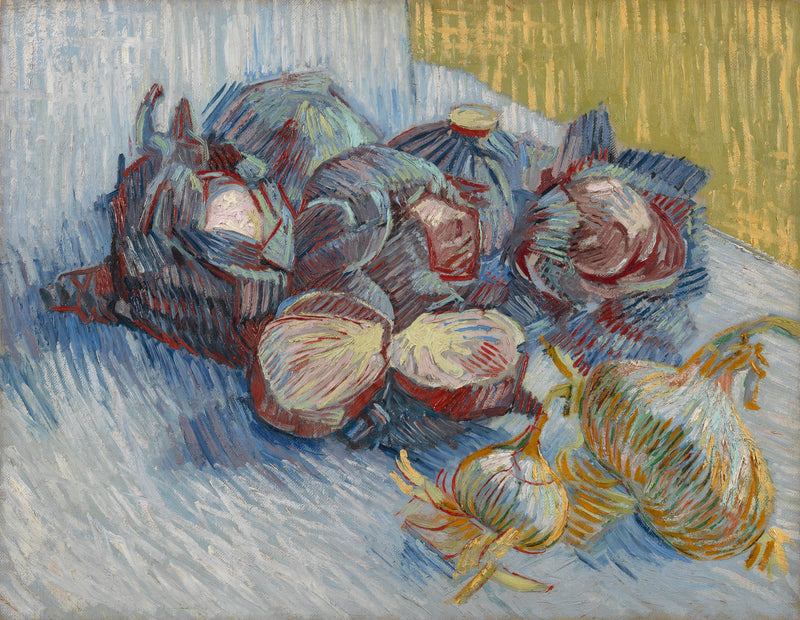 Røde kull og hvitløk - Vincent van Gogh