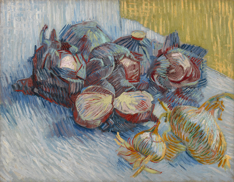 Røde kull og hvitløk - Vincent van Gogh