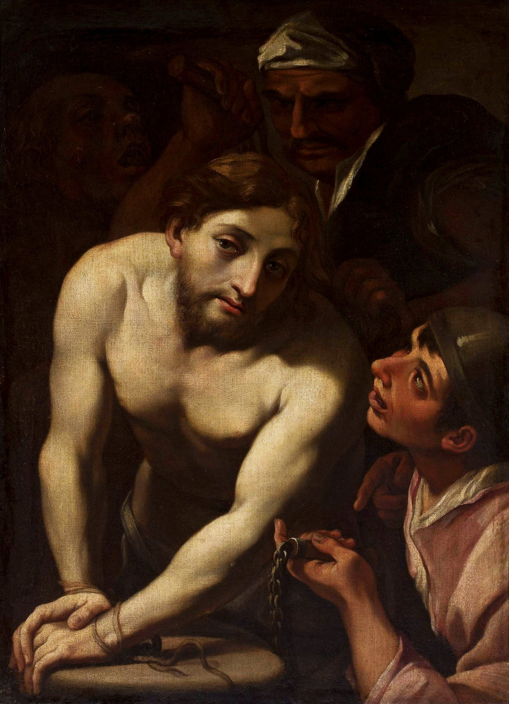 Christ à la colonne - Gerrit van Honthorst image 1 reproduction réalisée par Alpha Reproduction