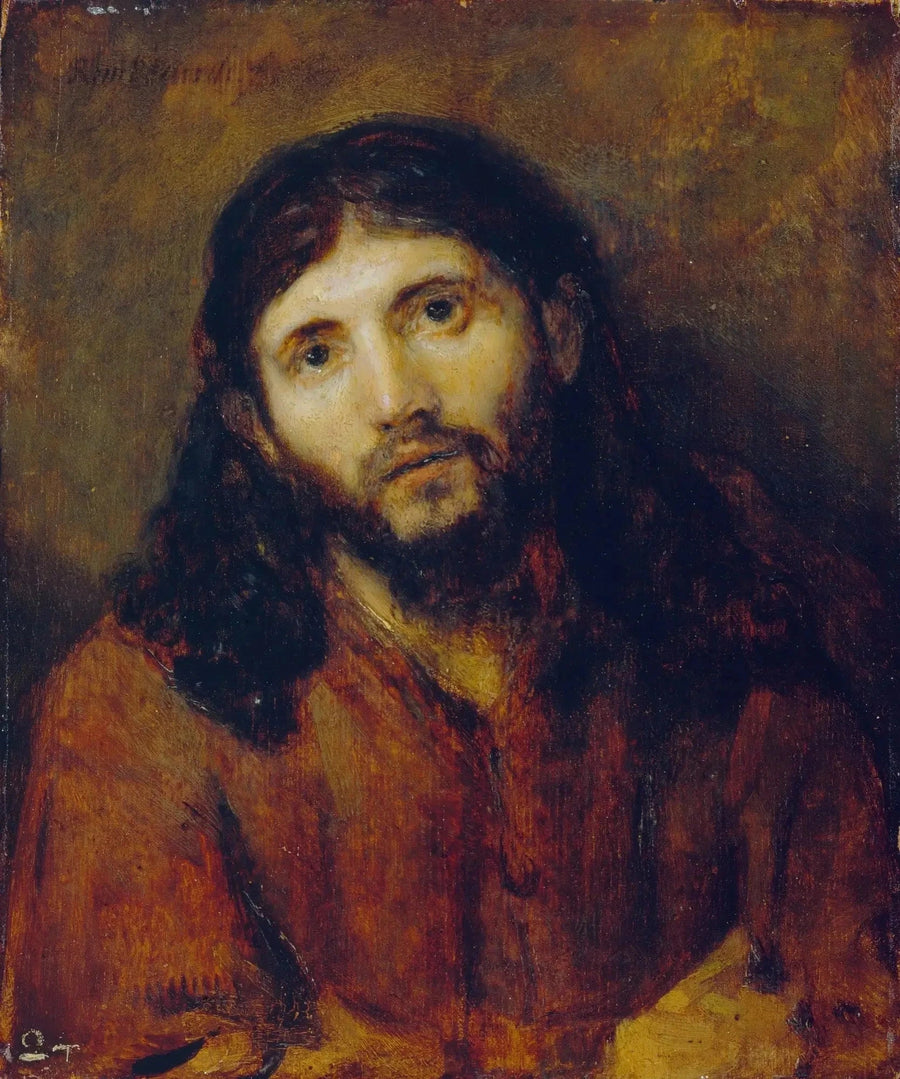 Kristi hode (etter « Emmaus-måltidet » i Louvre) - Rembrandt