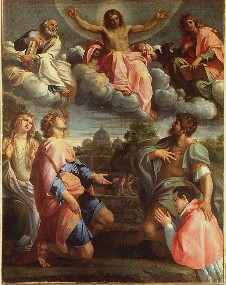Kristus i herlighet - Annibale Carracci