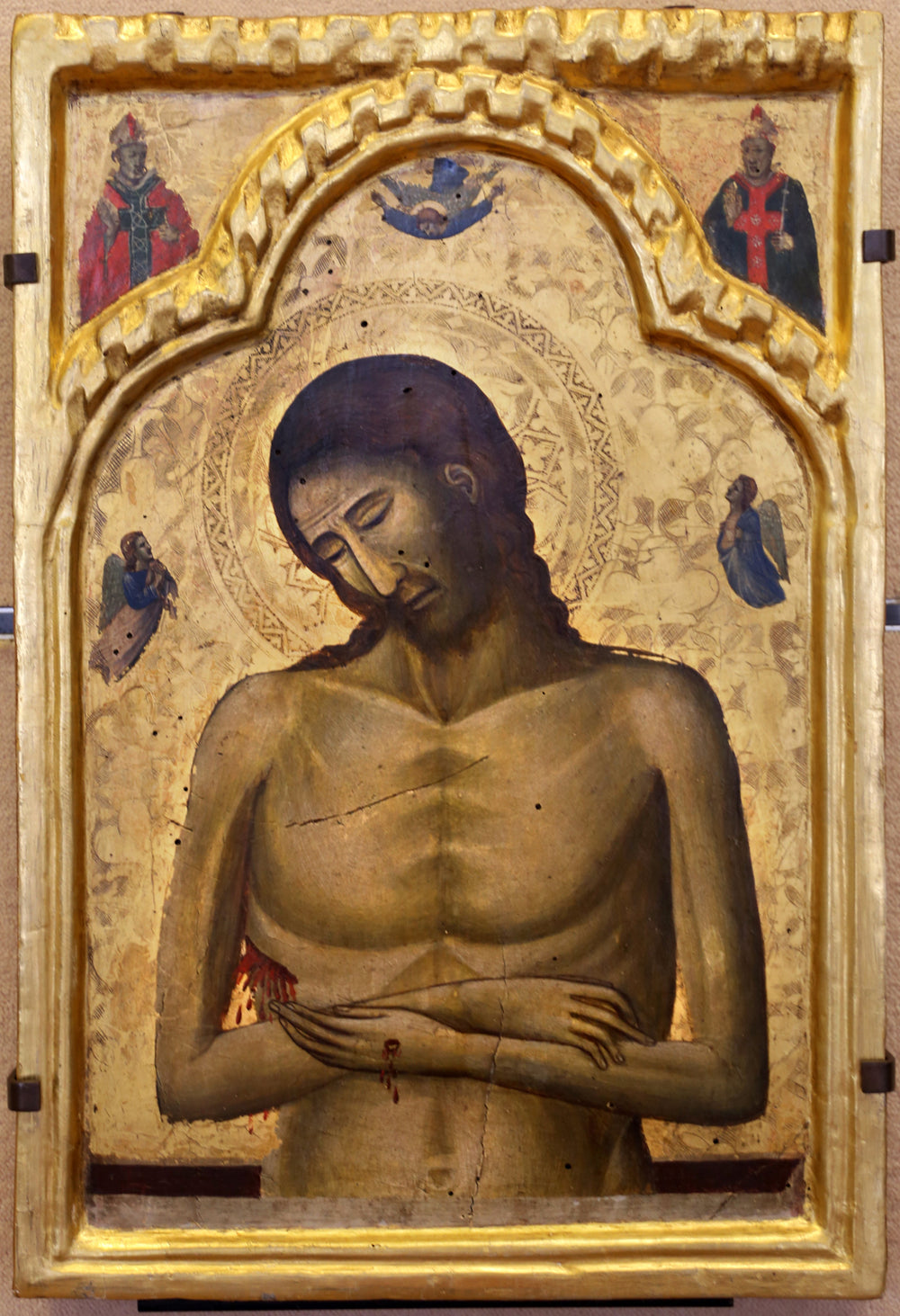 Christ de Pitié - Giovanni Baronzio image 1 tableau peint à l’huile sur toile