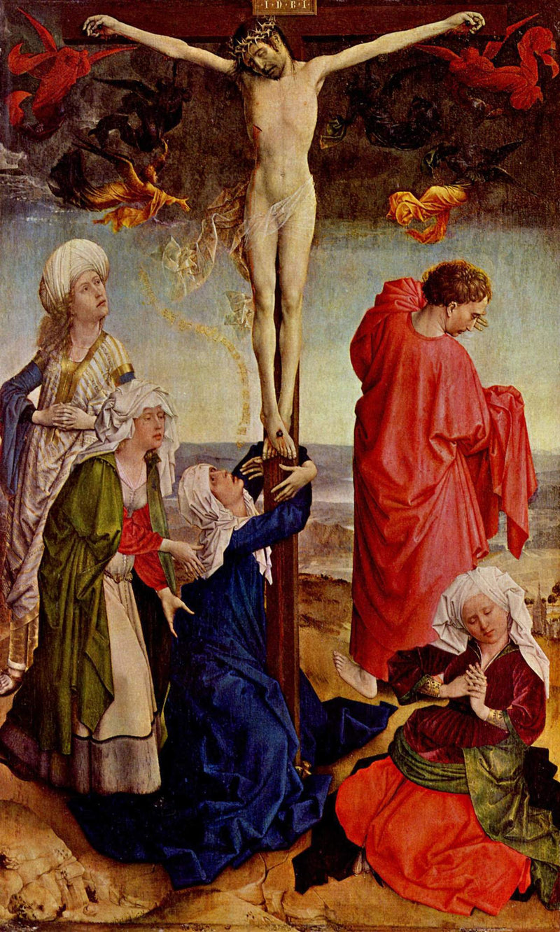 Kristus på korset - Robert Campin