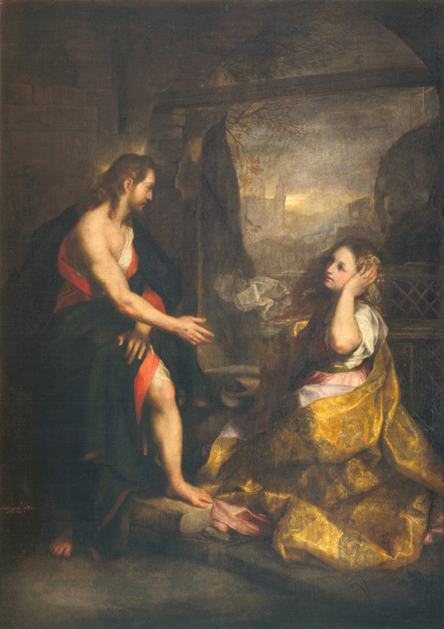 Kristus og Magdalena - Federico Barroci