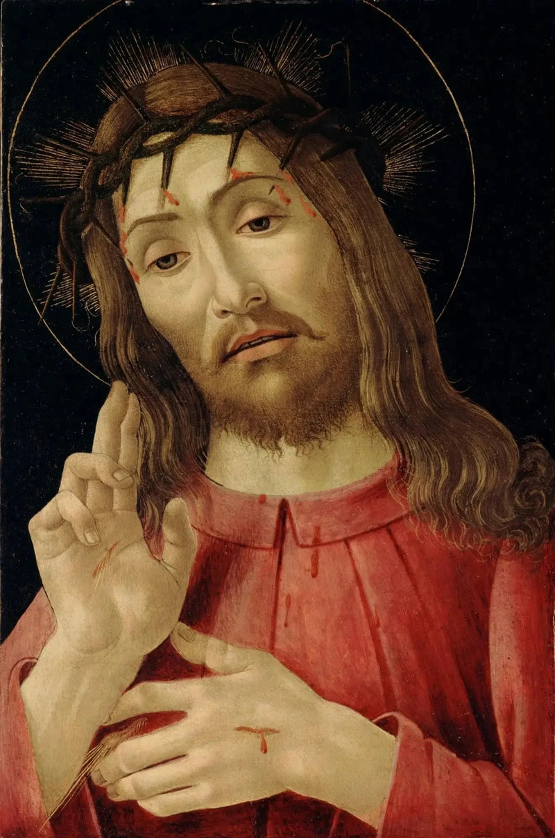 Den velsignende Frelseren - Sandro Botticelli