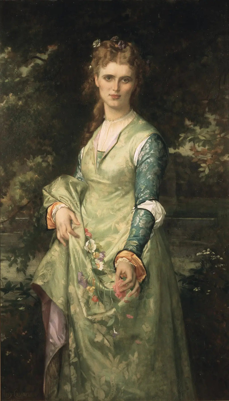 Christina Nilsson, 1843-1921, operasangerinne, som Ophelia - Alexandre Cabanel

Source:
Christina Nilsson, 1843-1921, chanteuse d'opéra, comme Ofelia - Alexandre Cabanel