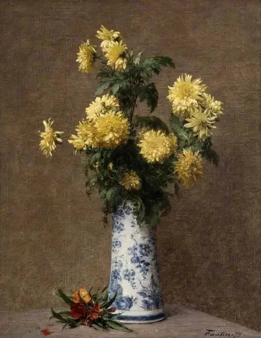 Gule krysantemumer - Henri Fantin-Latour

Source:
Chrysanthèmes jaunes - Henri Fantin-Latour