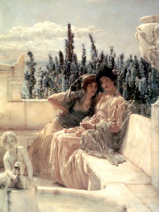 Chuchotement du midi - Lawrence Alma-Tadema Reproductions de tableaux à la peinture à l’huile