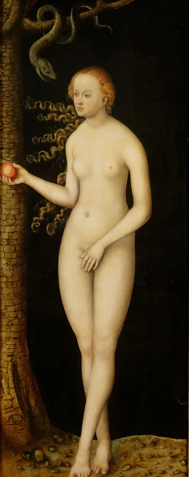 Fallet til mannen: Eva - Lucas Cranach den eldre
