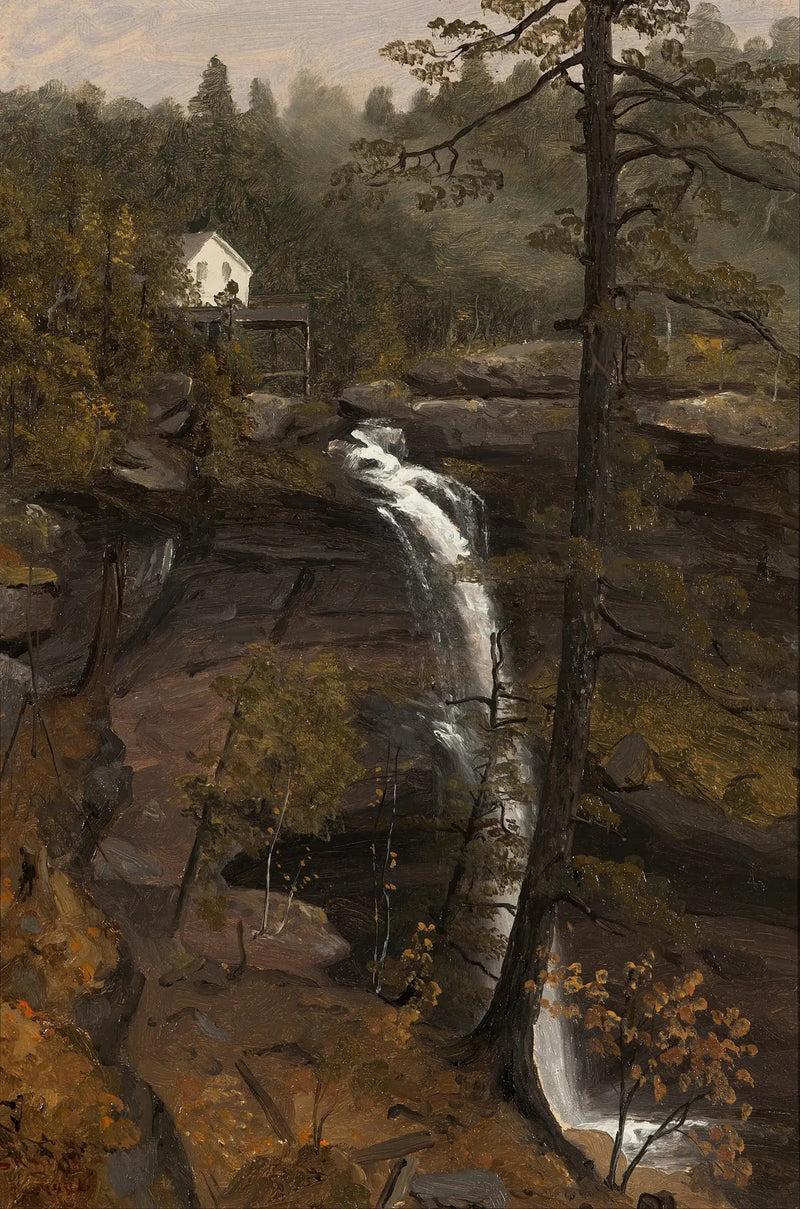 Kauterskill-fallene - Sanford Robinson Gifford