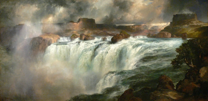 Shoshone-fallene ved Snake-elven - Thomas Moran

Source:
Chutes de Shoshone sur la rivière Snake - Thomas Moran