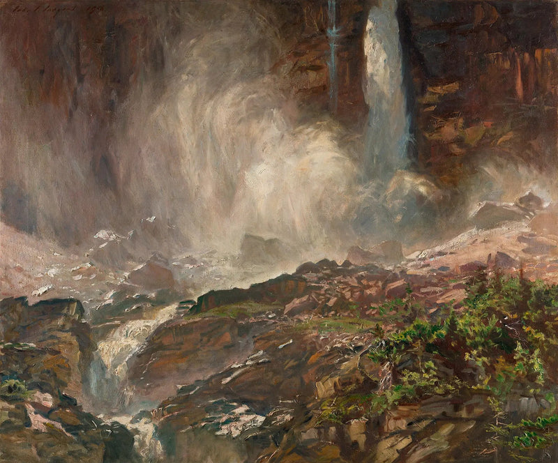 Yoho-fallene - John Singer Sargent