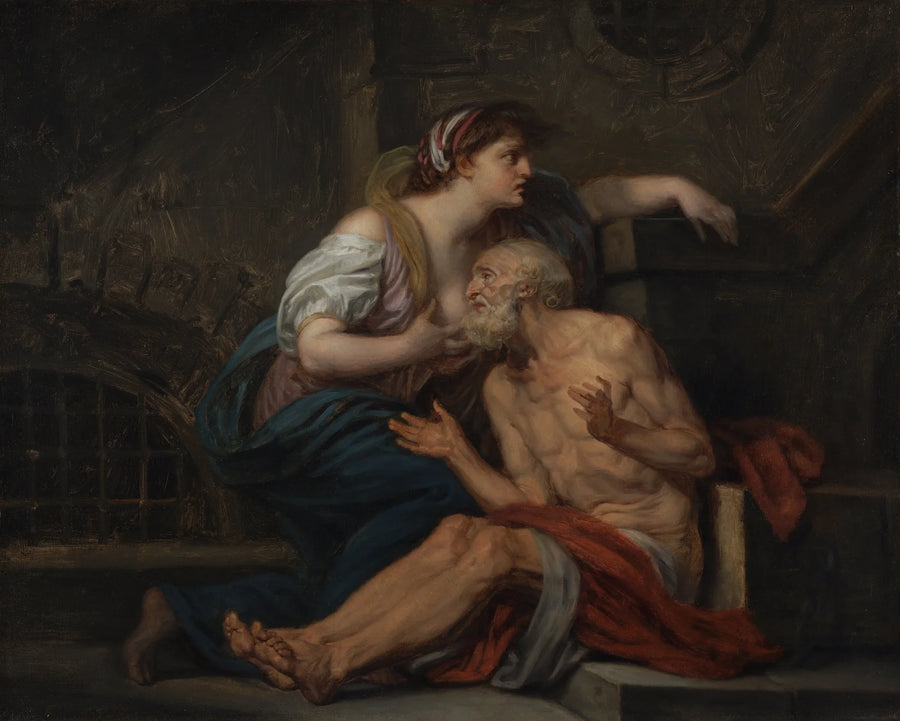 Cimon og Pero: « Den romerske veldedigheten » - Jean-Baptiste Greuze