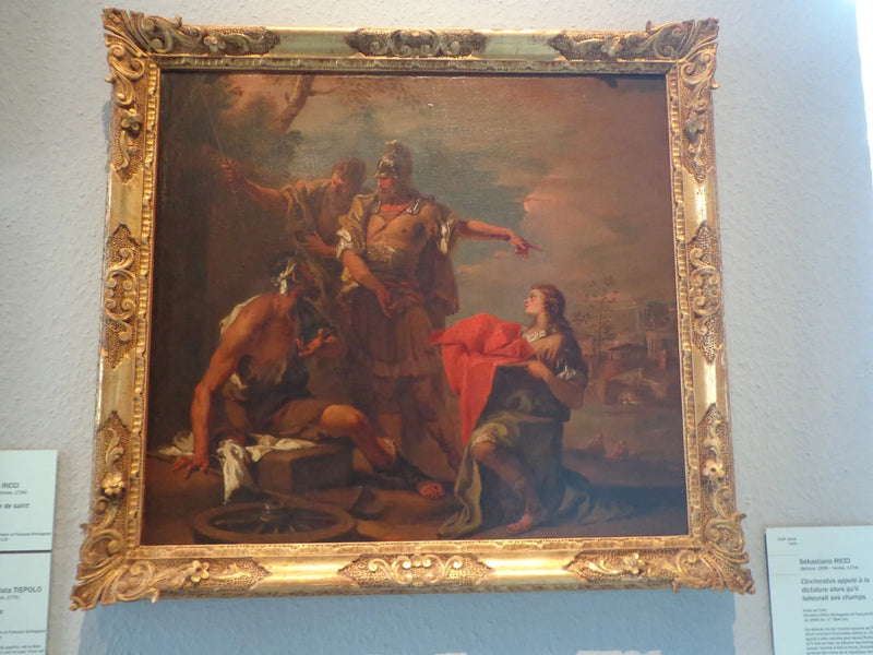 Cincinnatus kalt fra feltet - Sebastiano Ricci