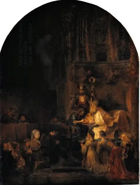 Omskjæring, kopi av en del av serien Lidenskap for Frederik Hendrik - Rembrandt