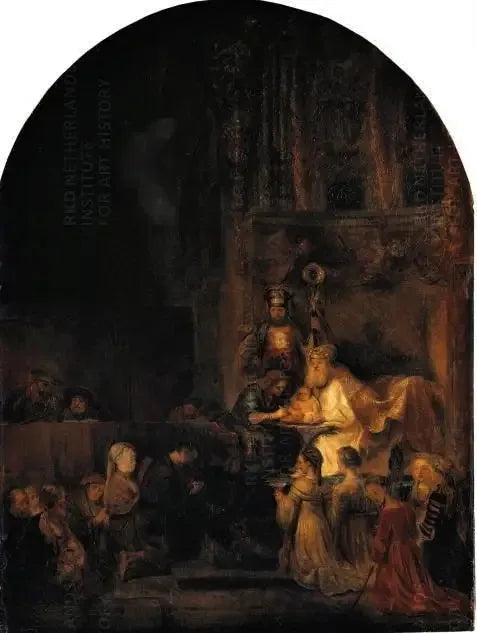 Omskjæring, kopi av en del av serien Lidenskap for Frederik Hendrik - Rembrandt