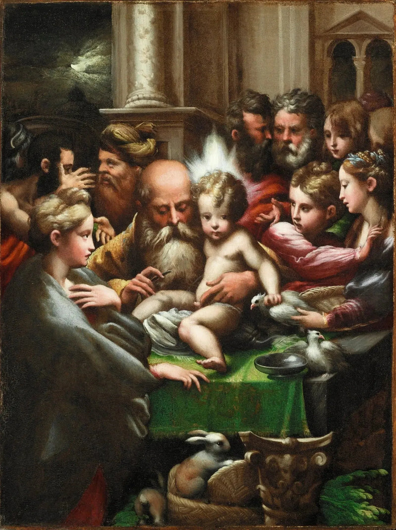 Omskjæring av Jesus - Parmigianino