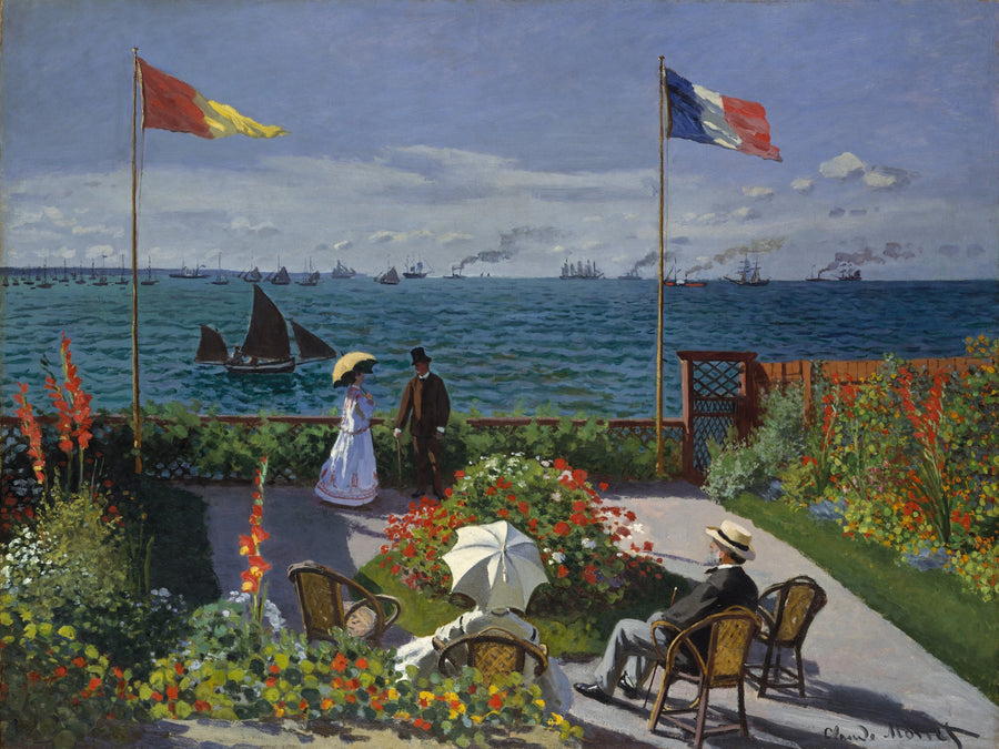 Terrasse i Sainte-Adresse W95 - Claude Monet