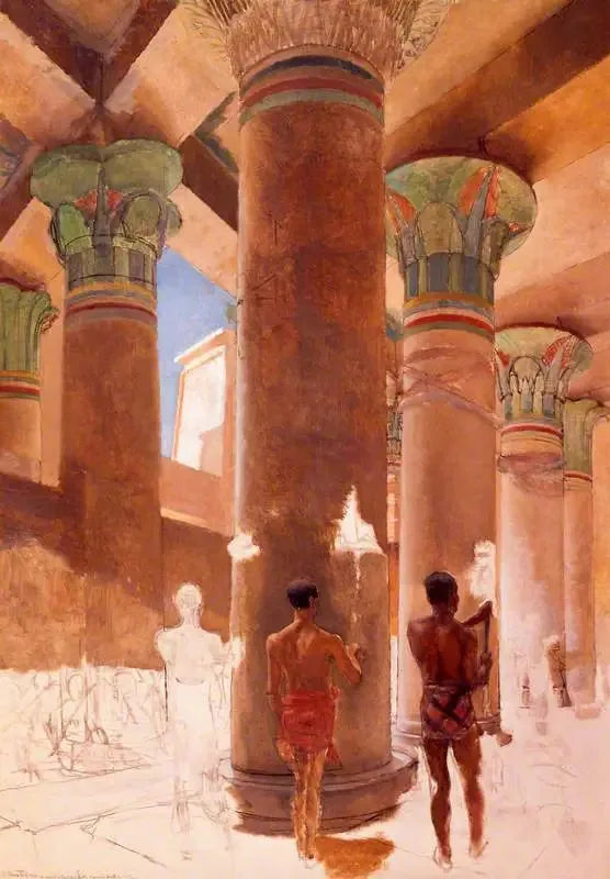 Kleopatra ved Philae - Lawrence Alma-Tadema