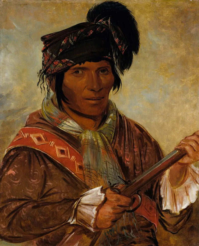 Co-ee-há-jo, en sjef - George Catlin

Source:
Co-ee-há-jo, un chef - George Catlin