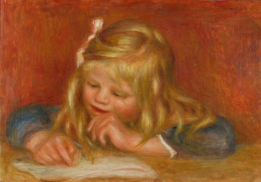 Coco lesende - Pierre-Auguste Renoir