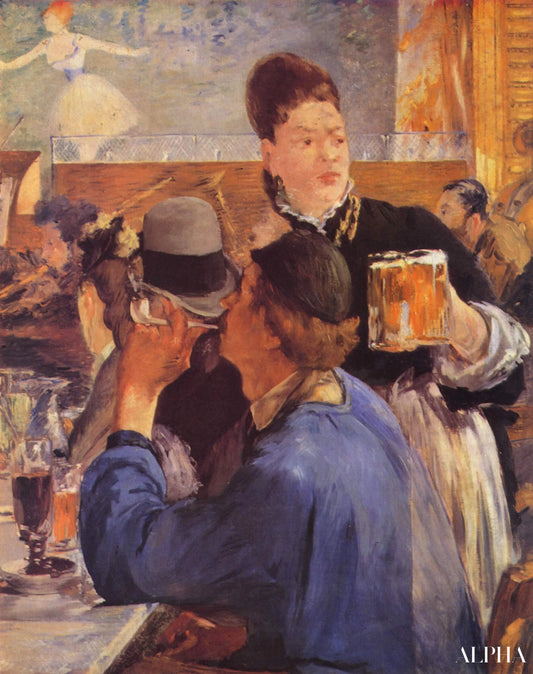 Coin de café-concert - Edouard Manet - Reproductions de tableaux et peintures haut de gamme