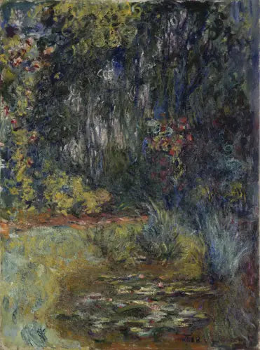 Hjørnet av vannliljebassenget - Claude Monet
