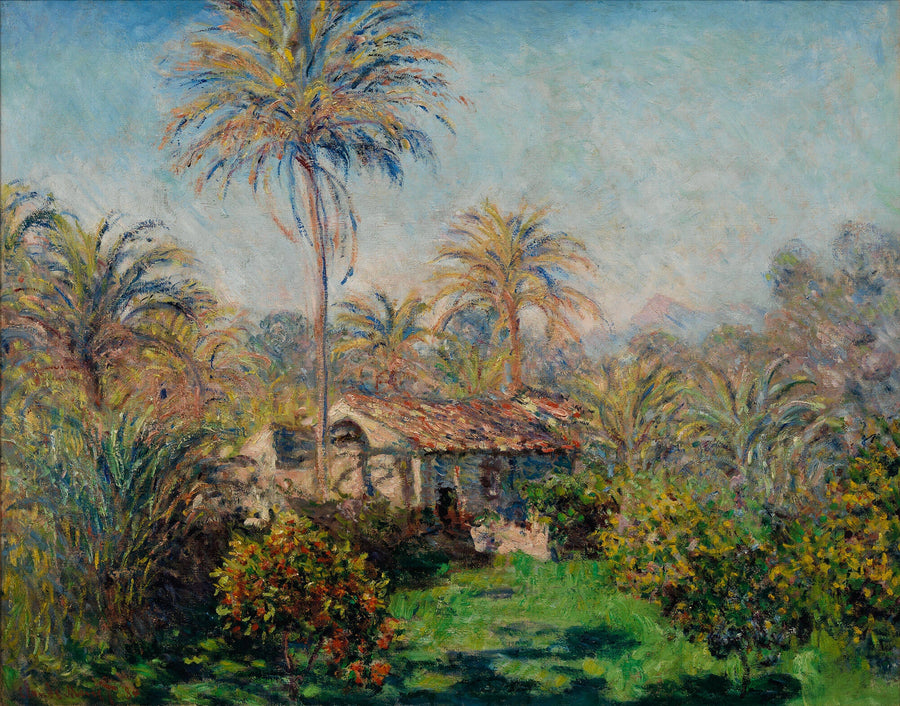 Et hjørne av gården i Bordighera W874 - Claude Monet