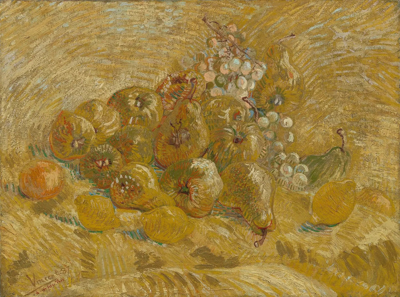 Kvede, sitroner, pærer og druer - Vincent van Gogh