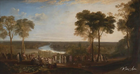 Colline de Richmond - William Turner - Reproductions de tableaux et peintures haut de gamme