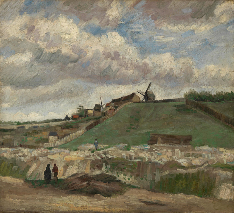 Montmartre-høyden med steinbruddet - Vincent van Gogh