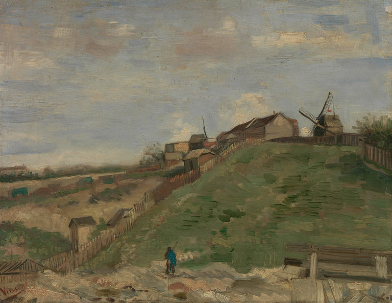 Montmartre-høyden med steinbruddet - Vincent van Gogh